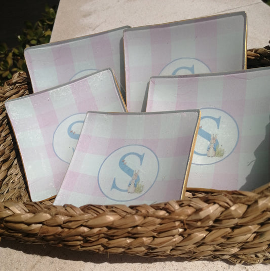 "Plato inicial personalizada fiestas infantiles regalo único Dmarta hecho a mano España"

