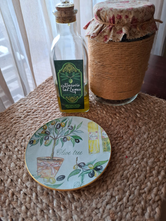 Plato para Aceitera Olive Tree