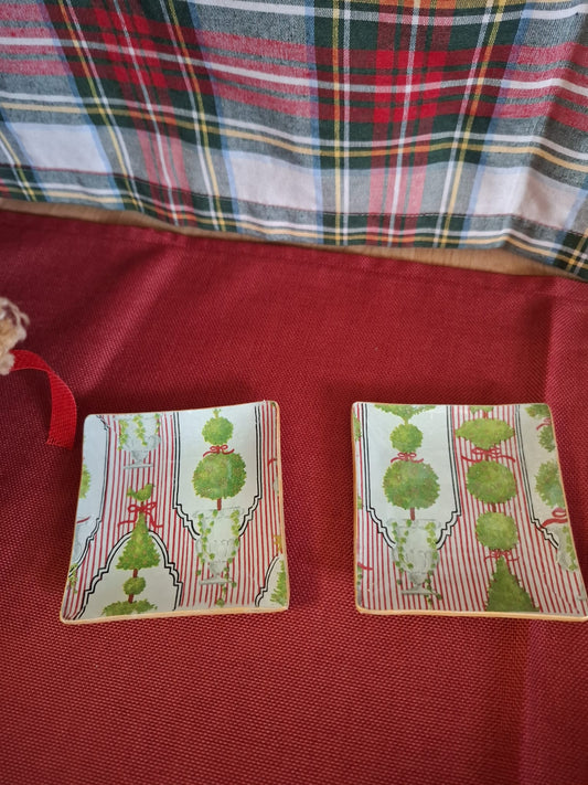 Platito 10x10 cm Red Eloise