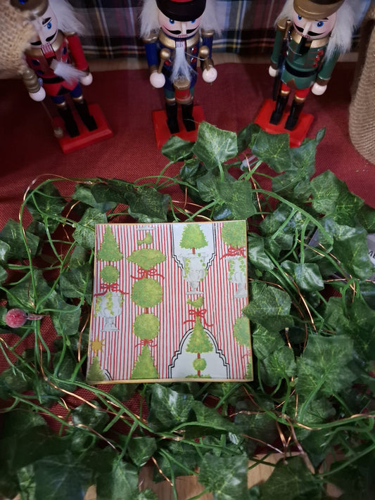 Plato 12x12 cm Red Eloise