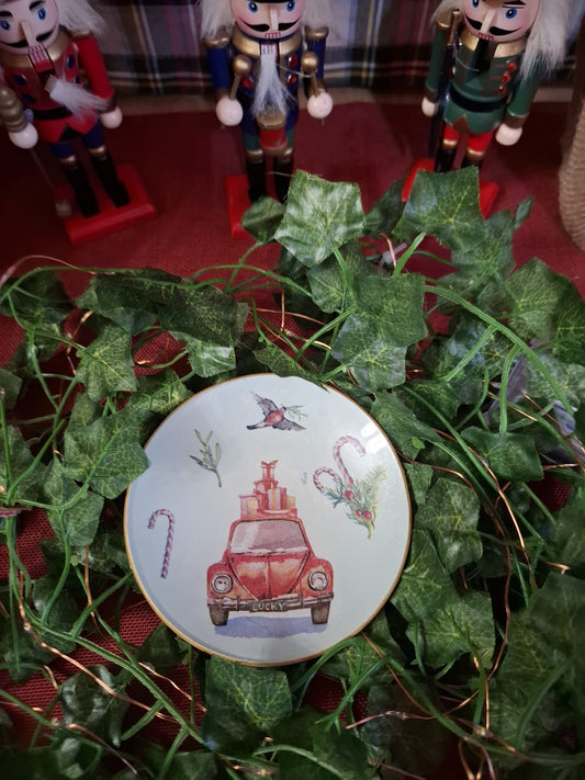 Platito de pan Beatles navideño - Pieza única