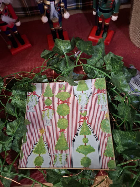 Plato 15x15 cm Red Eloise