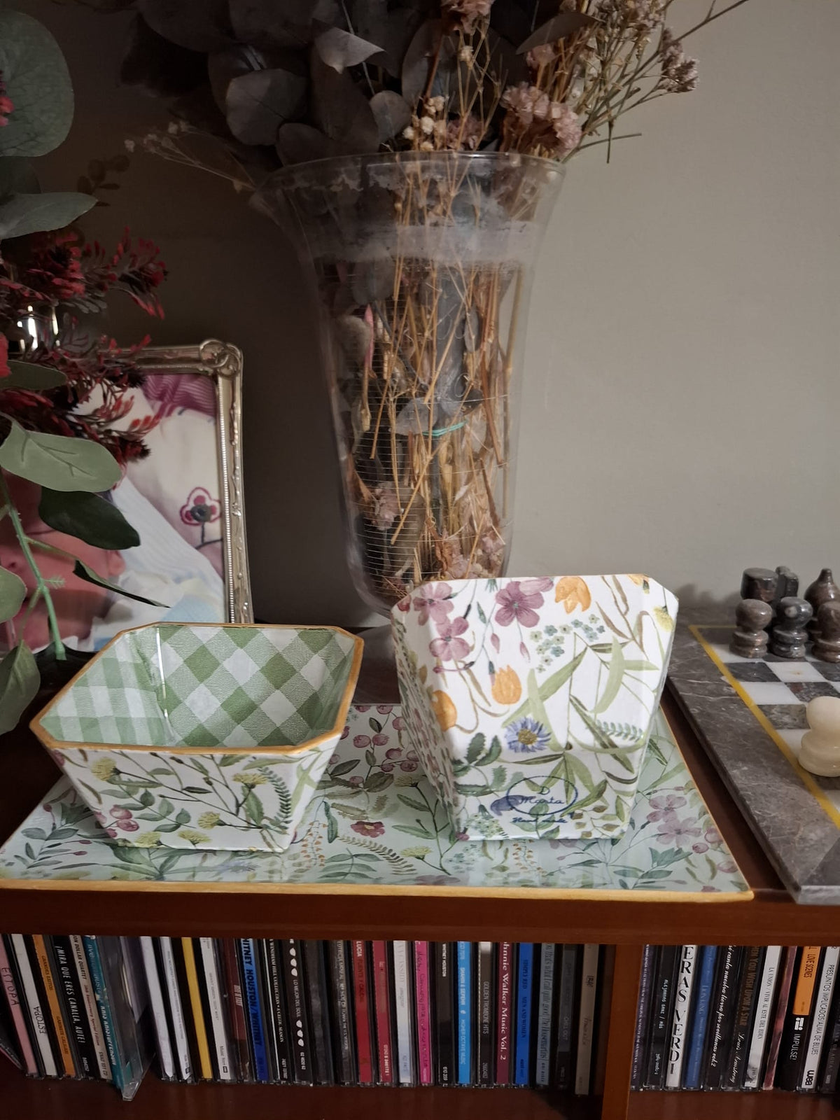 Set de Aperitivos Chara vichy verde