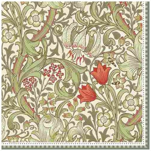 Estampado William Morris floral de campanitas