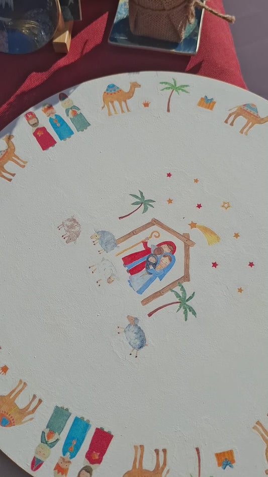 Plato Giratorio Roscón de Reyes